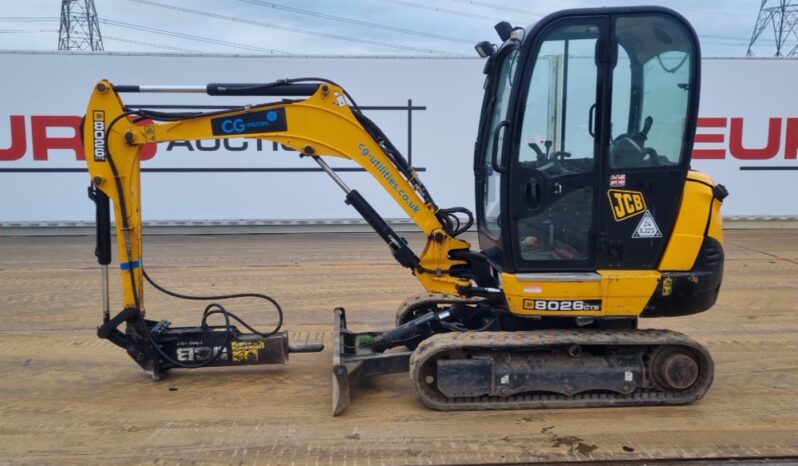 2014 JCB 8026 Mini Excavators For Auction: Leeds – 22nd, 23rd, 24th & 25th January 25 @ 8:00am full