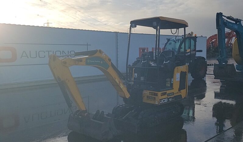 2019 JCB 16C-1 Mini Excavators For Auction: Leeds – 22nd, 23rd, 24th & 25th January 25 @ 8:00am