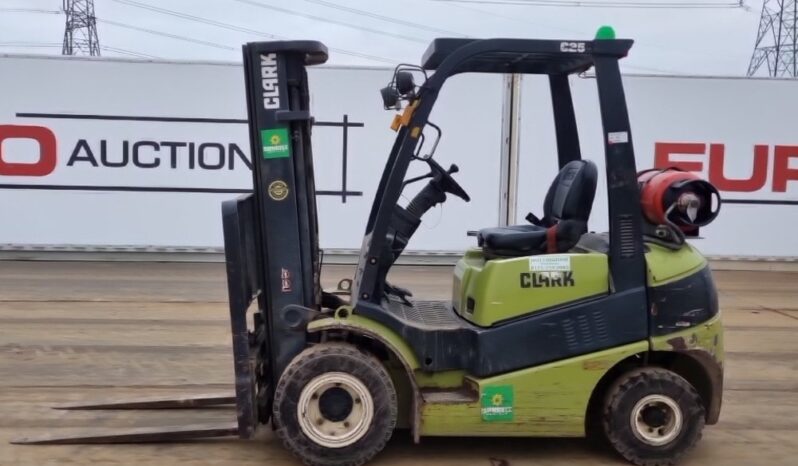 2015 Clark C25L Forklifts For Auction: Leeds – 22nd, 23rd, 24th & 25th January 25 @ 8:00am full