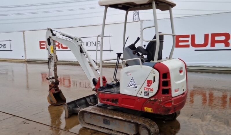 2020 Takeuchi TB216 Mini Excavators For Auction: Leeds – 22nd, 23rd, 24th & 25th January 25 @ 8:00am full