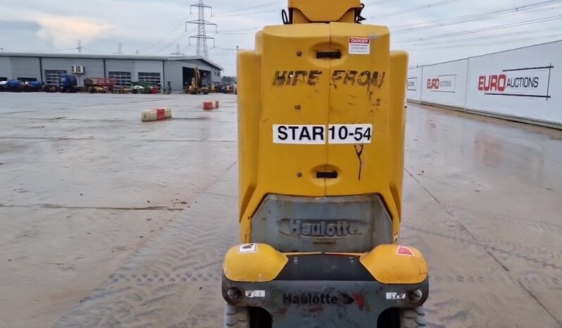 2010 Haulotte Star 10-1 Manlifts For Auction: Leeds – 22nd, 23rd, 24th & 25th January 25 @ 8:00am full