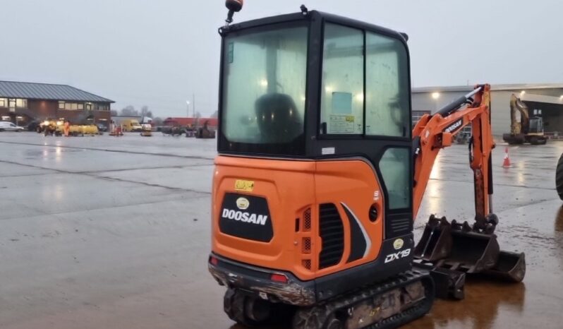 2021 Doosan DX19 Mini Excavators For Auction: Leeds – 22nd, 23rd, 24th & 25th January 25 @ 8:00am full