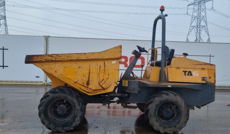 2014 Terex TA6 Site Dumpers For Auction: Leeds – 22nd, 23rd, 24th & 25th January 25 @ 8:00am full