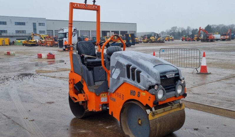 2016 Hamm HD8VV Rollers For Auction: Leeds – 22nd, 23rd, 24th & 25th January 25 @ 8:00am full