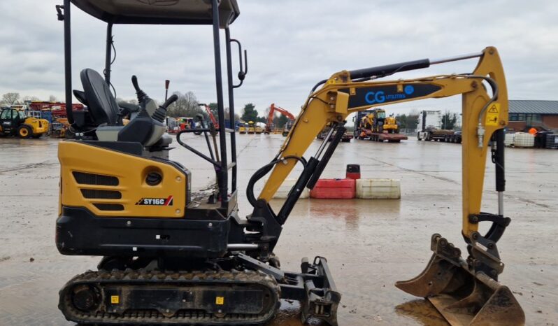 2022 Sany SY16C Mini Excavators For Auction: Leeds – 22nd, 23rd, 24th & 25th January 25 @ 8:00am full