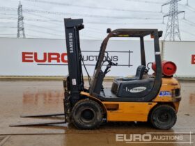 Samsung SF25L Forklifts For Auction: Leeds – 22nd, 23rd, 24th & 25th January 25 @ 8:00am full