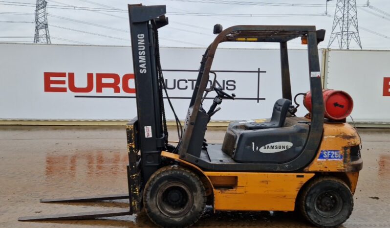 Samsung SF25L Forklifts For Auction: Leeds – 22nd, 23rd, 24th & 25th January 25 @ 8:00am full