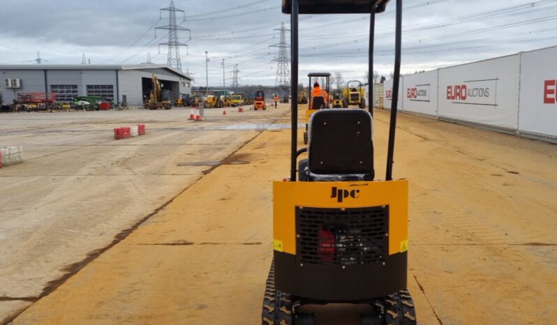 Unused 2024 JPC HT12 Micro Excavators For Auction: Leeds – 22nd, 23rd, 24th & 25th January 25 @ 8:00am full