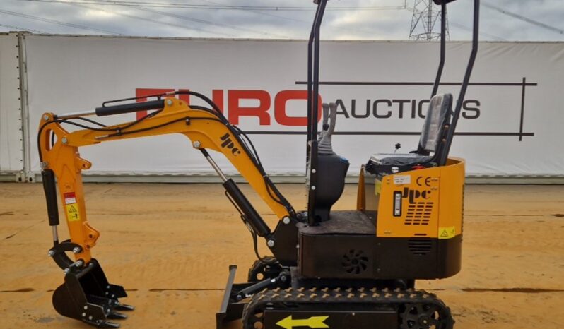 Unused 2024 JPC HT12 Micro Excavators For Auction: Leeds – 22nd, 23rd, 24th & 25th January 25 @ 8:00am full