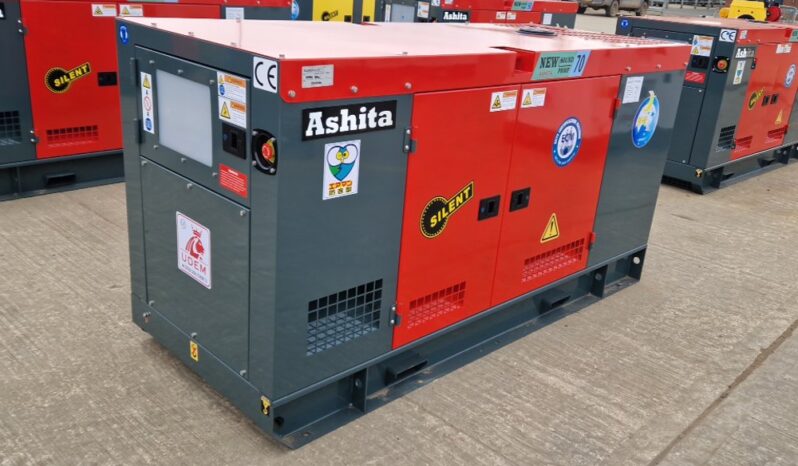 Unused 2024 Ashita Power AG3-70 Generators For Auction: Leeds – 22nd, 23rd, 24th & 25th January 25 @ 8:00am