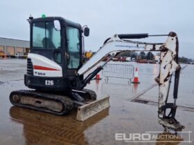 2018 Bobcat E26 EM Mini Excavators For Auction: Leeds – 22nd, 23rd, 24th & 25th January 25 @ 8:00am full