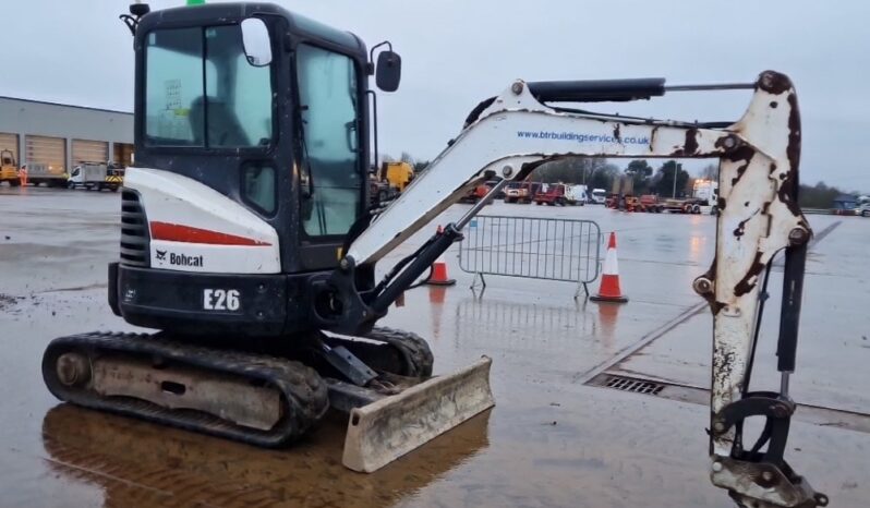 2018 Bobcat E26 EM Mini Excavators For Auction: Leeds – 22nd, 23rd, 24th & 25th January 25 @ 8:00am full