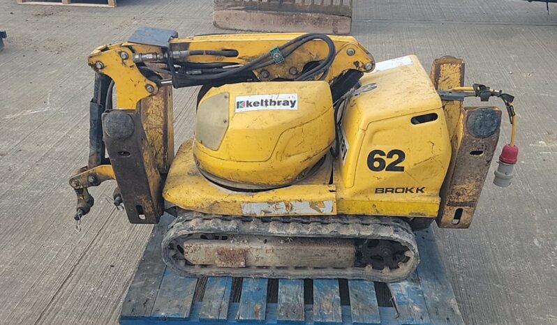 2016 Brokk Remote Controlled Tracked Excavator, Stabilisers, Piped Mini Excavators For Auction: Leeds – 22nd, 23rd, 24th & 25th January 25 @ 8:00am full