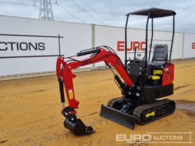 Unused 2024 JPC HT12 Micro Excavators For Auction: Leeds – 22nd, 23rd, 24th & 25th January 25 @ 8:00am