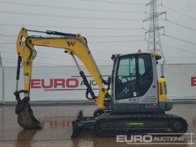 2019 Wacker Neuson EZ80 6 Ton+ Excavators For Auction: Leeds – 22nd, 23rd, 24th & 25th January 25 @ 8:00am full