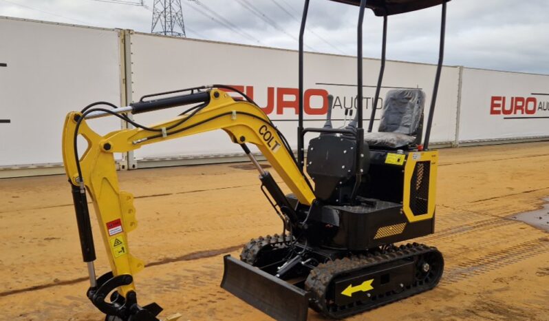 Unused 2024 Colt YFE10 Micro Excavators For Auction: Leeds – 22nd, 23rd, 24th & 25th January 25 @ 8:00am