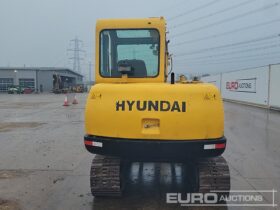 Hyundai R55-7 Mini Excavators For Auction: Leeds – 22nd, 23rd, 24th & 25th January 25 @ 8:00am full