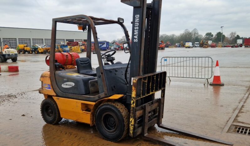 Samsung SF25L Forklifts For Auction: Leeds – 22nd, 23rd, 24th & 25th January 25 @ 8:00am full