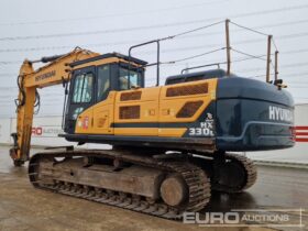 2017 Hyundai HX330L 20 Ton+ Excavators For Auction: Leeds – 22nd, 23rd, 24th & 25th January 25 @ 8:00am full