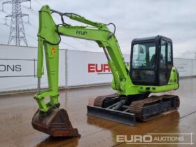 Hyundai ROBX60-5 6 Ton+ Excavators For Auction: Leeds – 22nd, 23rd, 24th & 25th January 25 @ 8:00am