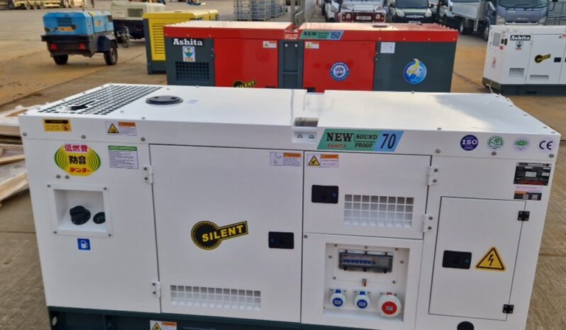 Unused 2024 Ashita Power AG3-70 Generators For Auction: Leeds – 22nd, 23rd, 24th & 25th January 25 @ 8:00am full