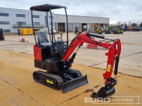 Unused 2024 JPC HT12 Micro Excavators For Auction: Leeds – 22nd, 23rd, 24th & 25th January 25 @ 8:00am full