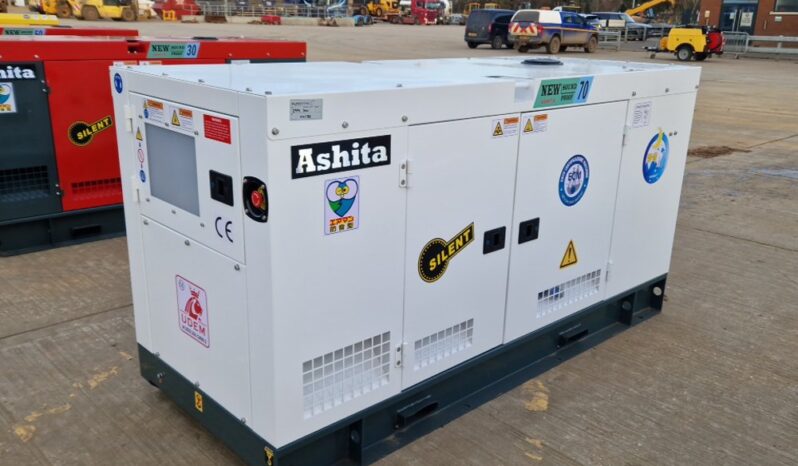 Unused 2024 Ashita Power AG3-70 Generators For Auction: Leeds – 22nd, 23rd, 24th & 25th January 25 @ 8:00am