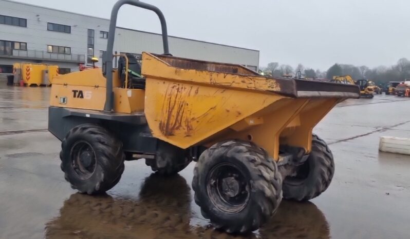 2014 Terex TA6 Site Dumpers For Auction: Leeds – 22nd, 23rd, 24th & 25th January 25 @ 8:00am full