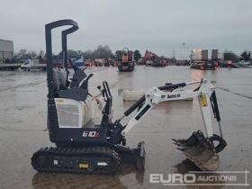 2022 Bobcat E10Z Mini Excavators For Auction: Leeds – 22nd, 23rd, 24th & 25th January 25 @ 8:00am full