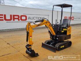 Unused 2024 JPC HT12 Micro Excavators For Auction: Leeds – 22nd, 23rd, 24th & 25th January 25 @ 8:00am