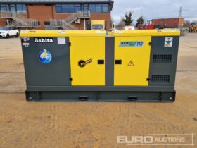 Unused 2024 Ashita Power AG3-110E Generators For Auction: Leeds – 22nd, 23rd, 24th & 25th January 25 @ 8:00am full