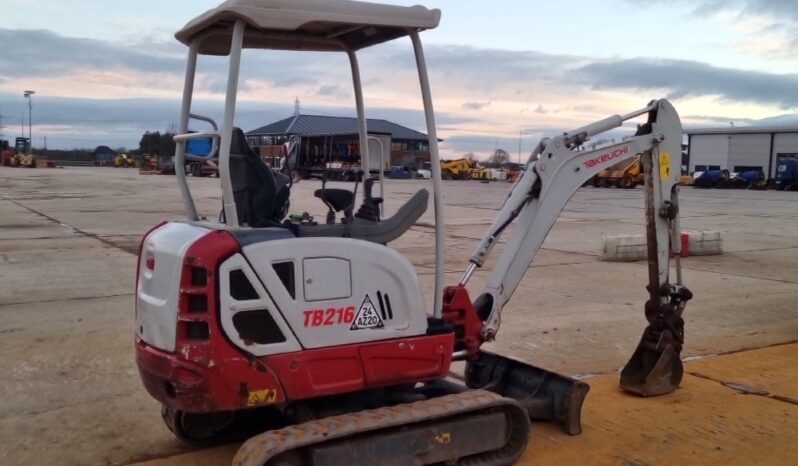 2020 Takeuchi TB216 Mini Excavators For Auction: Leeds – 22nd, 23rd, 24th & 25th January 25 @ 8:00am full