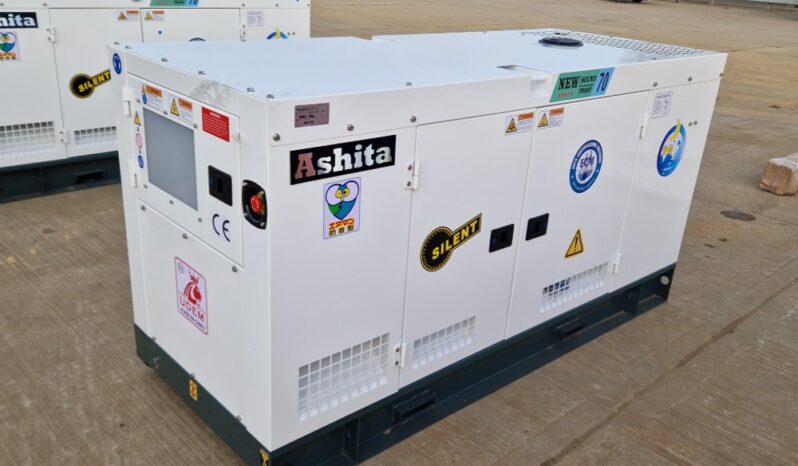 Unused 2024 Ashita Power AG3-70 Generators For Auction: Leeds – 22nd, 23rd, 24th & 25th January 25 @ 8:00am