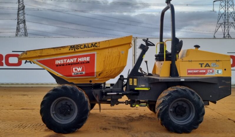 2018 Mecalac TA6S Site Dumpers For Auction: Leeds – 22nd, 23rd, 24th & 25th January 25 @ 8:00am full