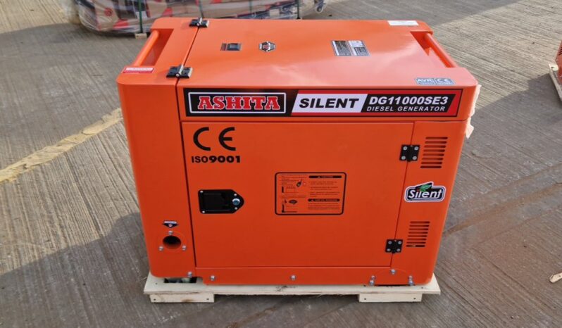 Unused 2024 Ashita Power DG11000SE3	 Generators For Auction: Leeds – 22nd, 23rd, 24th & 25th January 25 @ 8:00am full