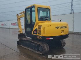 Hyundai R55-7 Mini Excavators For Auction: Leeds – 22nd, 23rd, 24th & 25th January 25 @ 8:00am full