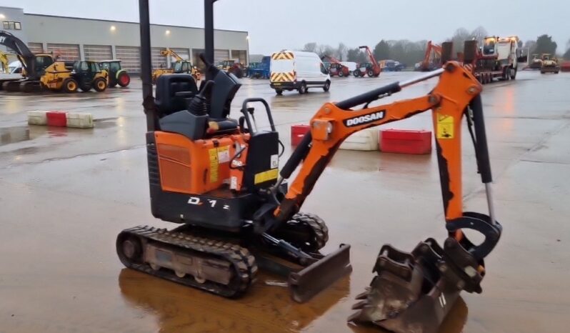 2019 Doosan DX10Z Mini Excavators For Auction: Leeds – 22nd, 23rd, 24th & 25th January 25 @ 8:00am full