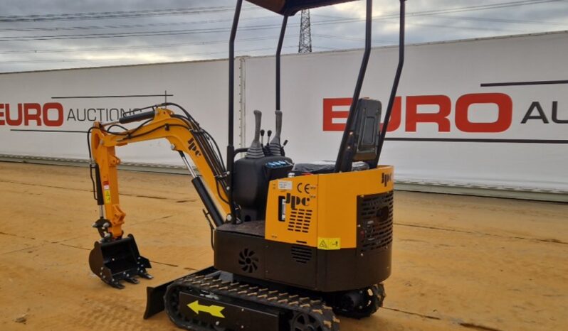 Unused 2024 JPC HT12 Micro Excavators For Auction: Leeds – 22nd, 23rd, 24th & 25th January 25 @ 8:00am full