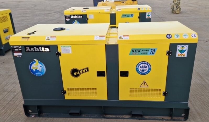 Unused 2024 Ashita Power AG3-70E Generators For Auction: Leeds – 22nd, 23rd, 24th & 25th January 25 @ 8:00am full