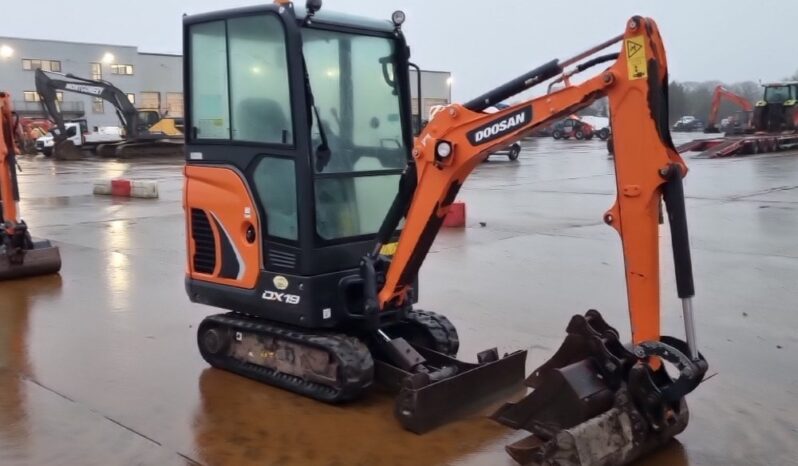 2021 Doosan DX19 Mini Excavators For Auction: Leeds – 22nd, 23rd, 24th & 25th January 25 @ 8:00am full