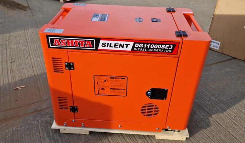 Unused 2024 Ashita Power DG11000SE3	 Generators For Auction: Leeds – 22nd, 23rd, 24th & 25th January 25 @ 8:00am full