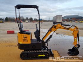 Unused 2024 JPC HT12 Micro Excavators For Auction: Leeds – 22nd, 23rd, 24th & 25th January 25 @ 8:00am full