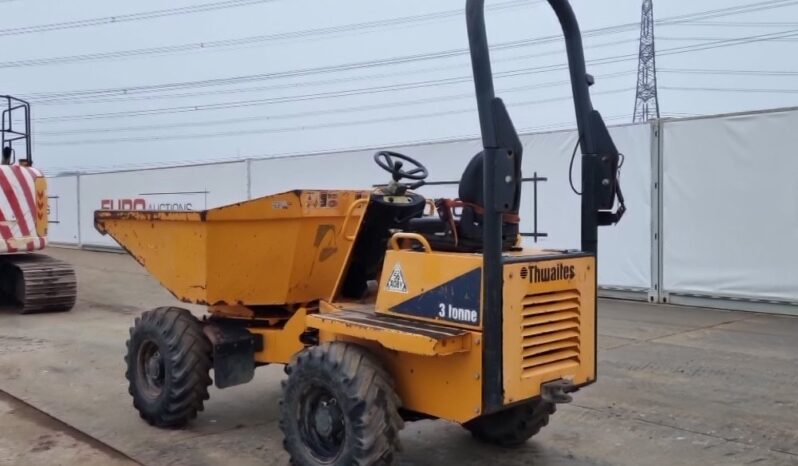 2016 Thwaites 3 Ton Swivel Skip Site Dumpers For Auction: Leeds – 22nd, 23rd, 24th & 25th January 25 @ 8:00am full