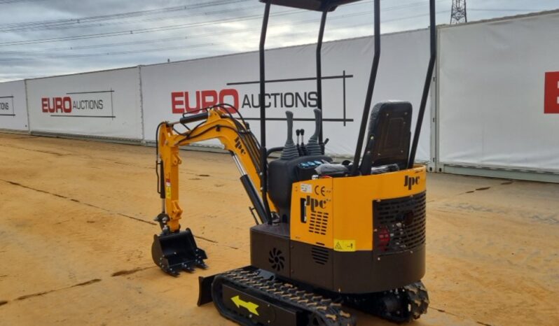 Unused 2024 JPC HT12 Micro Excavators For Auction: Leeds – 22nd, 23rd, 24th & 25th January 25 @ 8:00am full