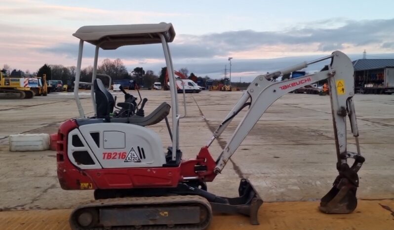 2020 Takeuchi TB216 Mini Excavators For Auction: Leeds – 22nd, 23rd, 24th & 25th January 25 @ 8:00am full