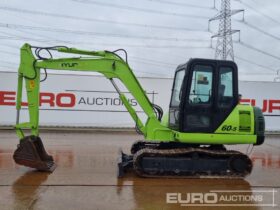 Hyundai ROBX60-5 6 Ton+ Excavators For Auction: Leeds – 22nd, 23rd, 24th & 25th January 25 @ 8:00am full