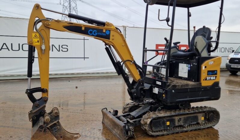 2022 Sany SY16C Mini Excavators For Auction: Leeds – 22nd, 23rd, 24th & 25th January 25 @ 8:00am