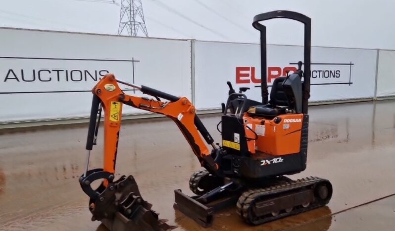 2019 Doosan DX10Z Mini Excavators For Auction: Leeds – 22nd, 23rd, 24th & 25th January 25 @ 8:00am