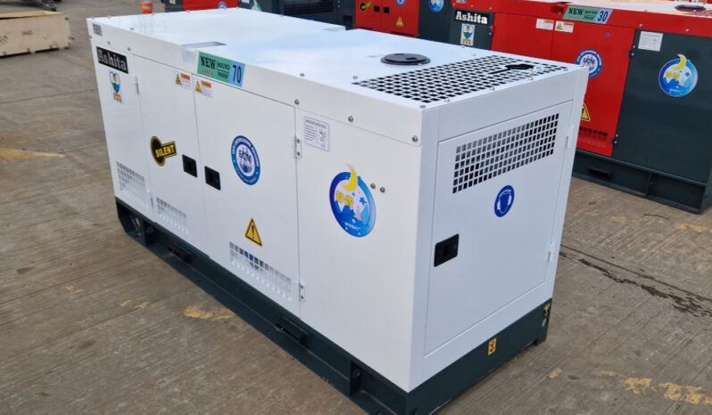 Unused 2024 Ashita Power AG3-70 Generators For Auction: Leeds – 22nd, 23rd, 24th & 25th January 25 @ 8:00am full