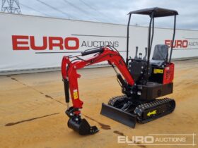 Unused 2024 JPC HT12 Micro Excavators For Auction: Leeds – 22nd, 23rd, 24th & 25th January 25 @ 8:00am